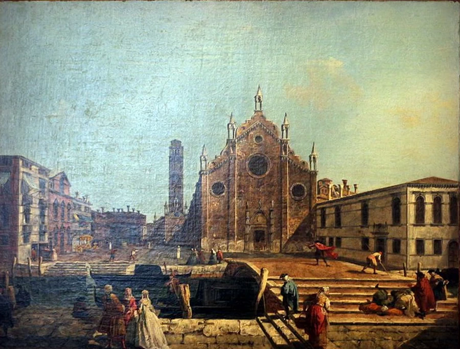 Veduta dei Frari - Villa Necchi Campiglio (Milano)